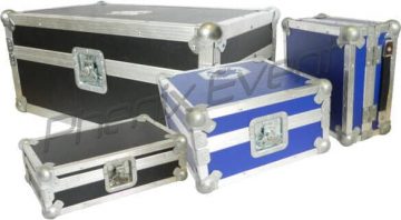 flight cases et caisse de protection de materiel de différentes tailles
