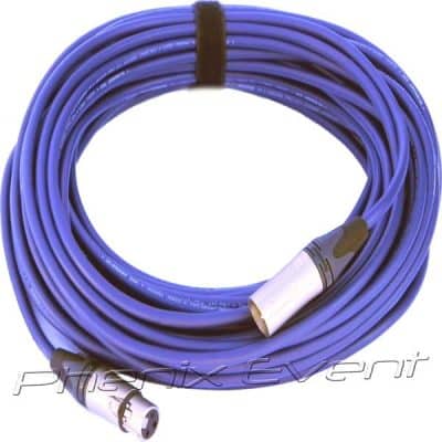 cable dmx 10m bleu