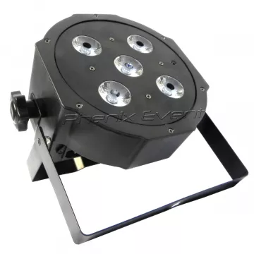 projecteur plat par 56 5x4w rgb-uv à led