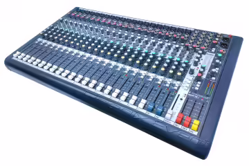 profil droit d'une table de mixage soundcraft mfxi 20