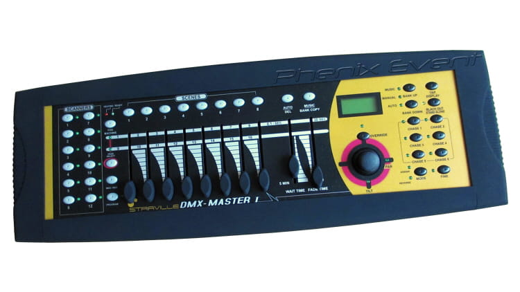 stairville dmx master 1 controller, une petite console pour gérer l'éclairage