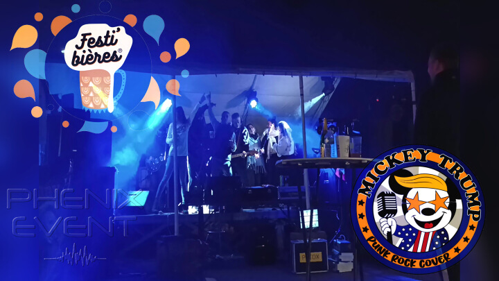 Mickey Trump sur la scène du festi'bières de Oudrenne