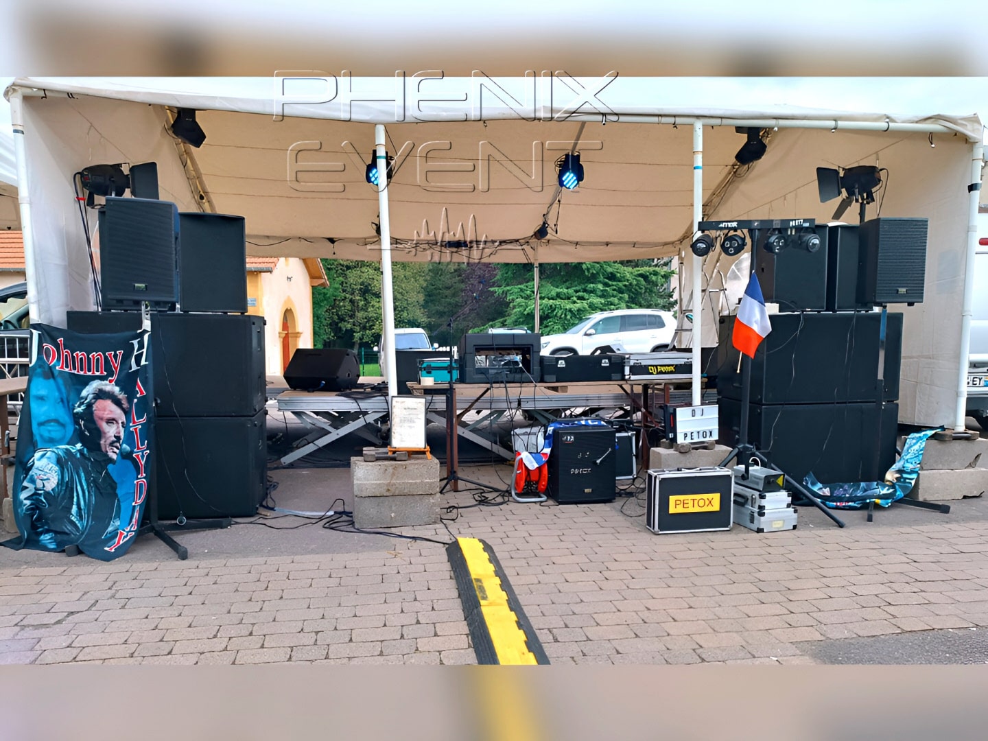 le matériel de sonorisation de dj petox