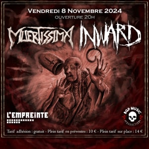 inward et muertissima en concert à l'empreinte de savigny-le-temple