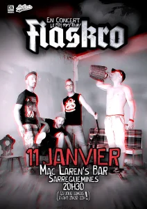 affiche du concert des fiaskro au pub mac larens de sarreguemines