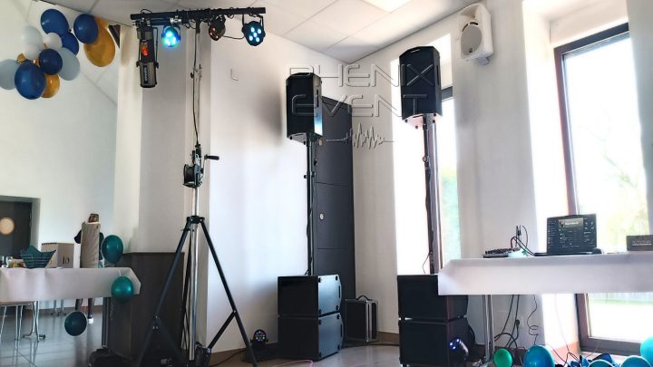 Système de sonorisation 1900w et Pack Fête 1 installés dans la salle des fêtes de Macheren