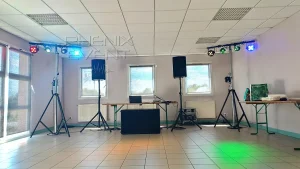 Locaion et installation du Pack Sono 2200w rms et du Pack Projecteurs 1 pour un anniversaire à Jury
