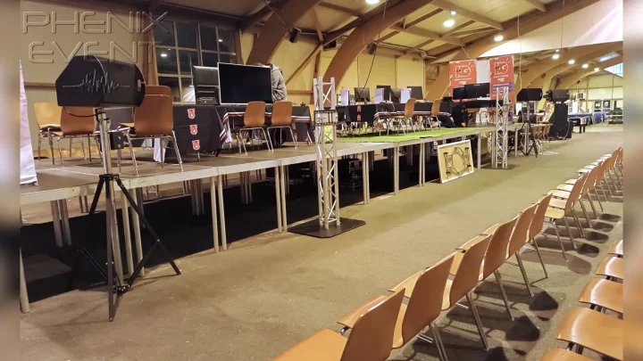 enceintes 500w sur trépieds lourds et les totems aluminium