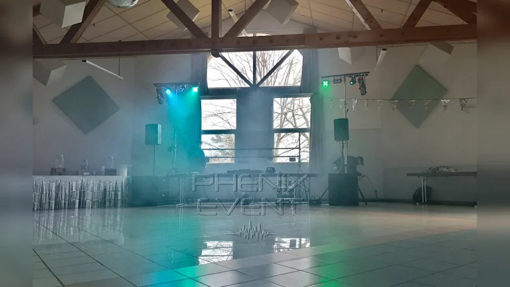 Installation complète du système de sonorisation et lumière pour les 25 ans de Paul à Manonville