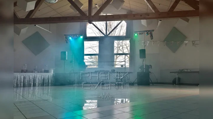 Installation complète du système de sonorisation et lumière pour les 25 ans de Paul à Manonville