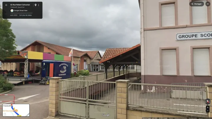 Vue extérieure de la salle des fêtes de Freistroff