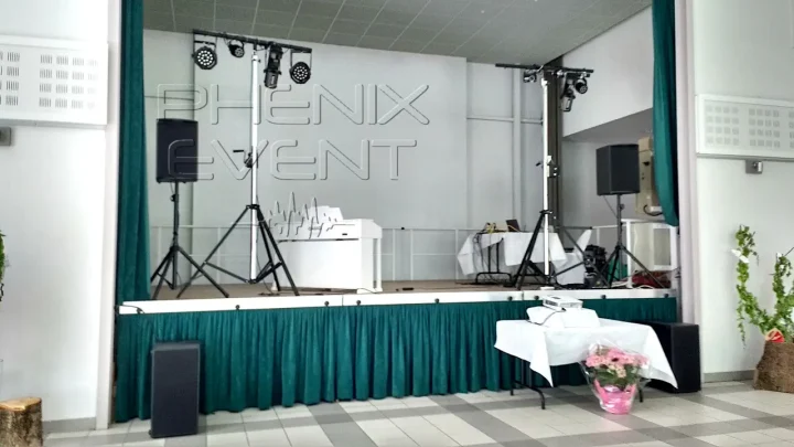 Installation complète sono 2000w et Pack Fête 1 pour mariage à Châtel-Saint-Germain