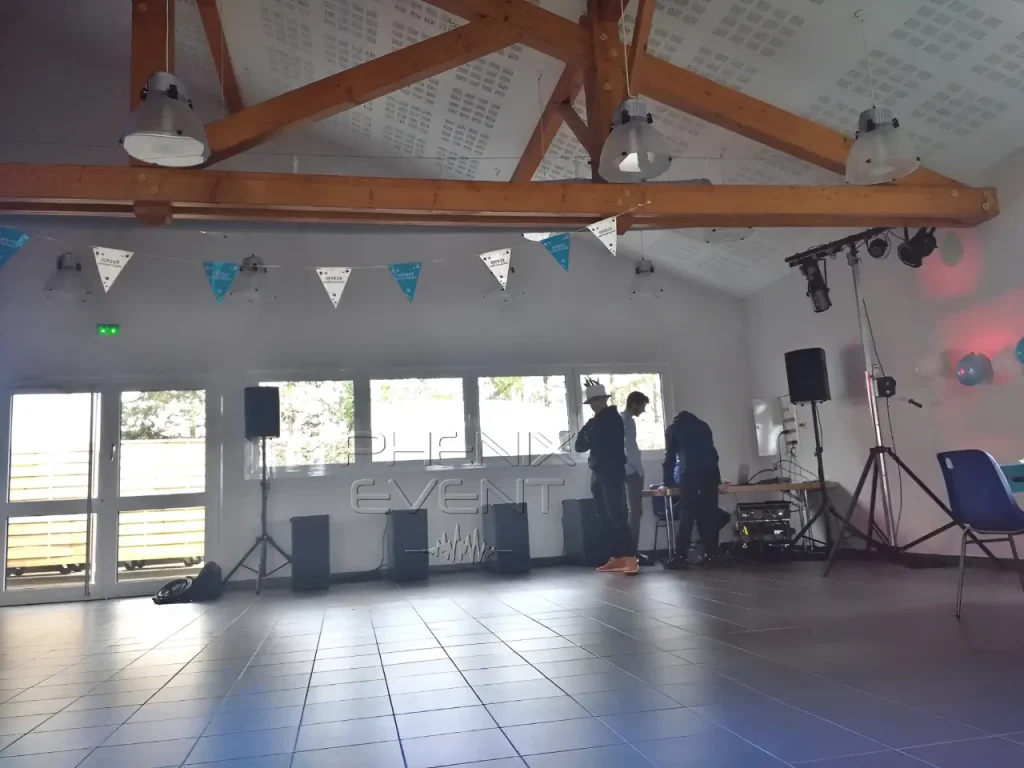 Installation sono et lumière pour un anniversaire à Redlach