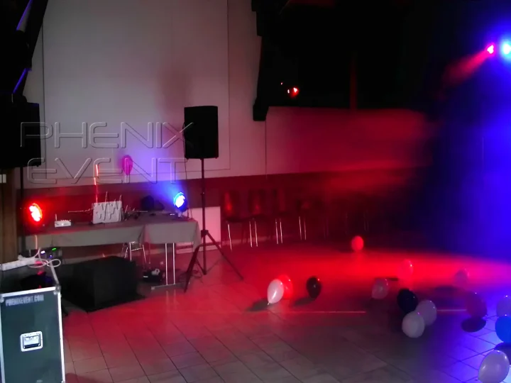 Sono 2000w RMS installée pour l'anniversaire