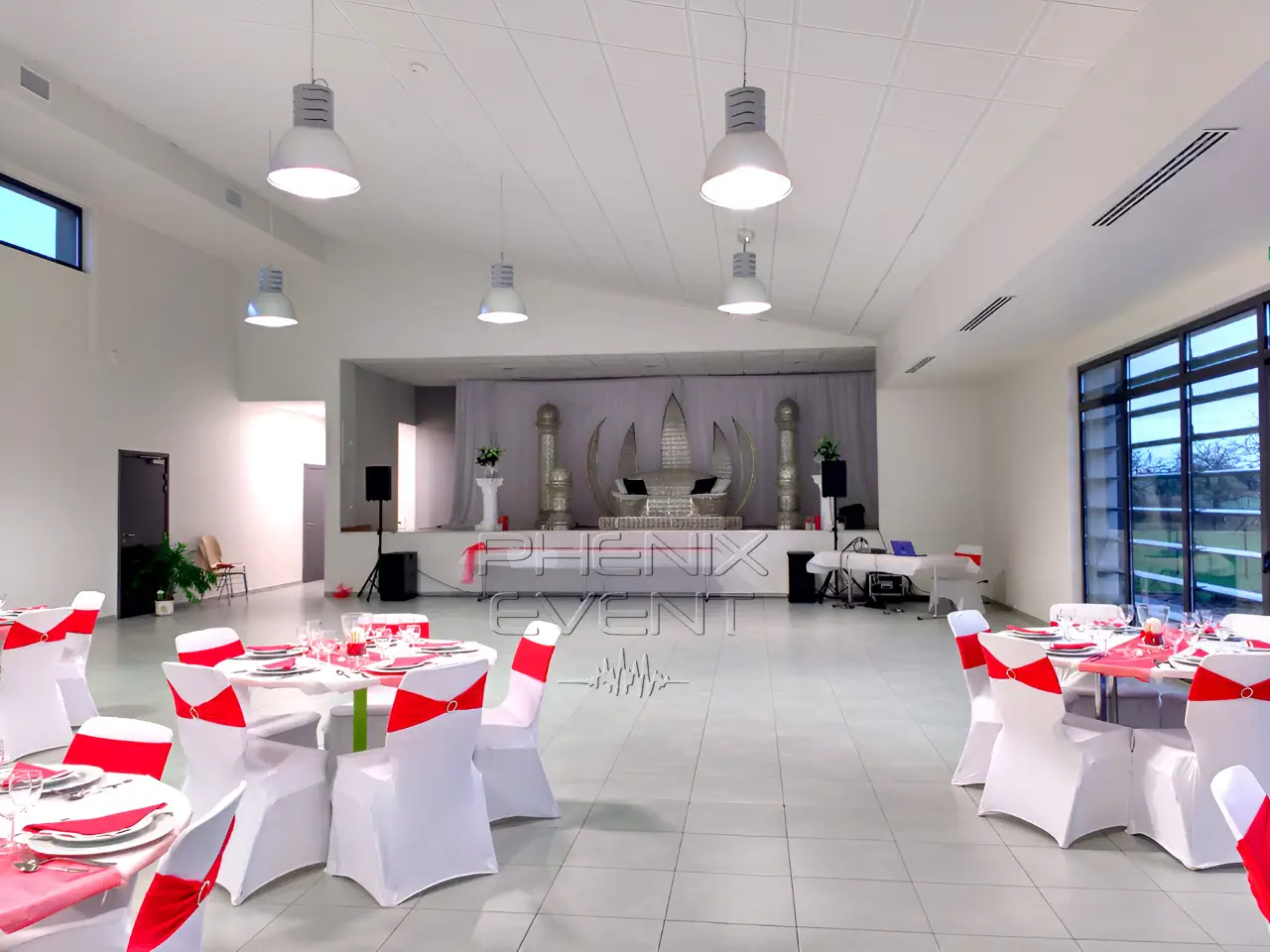 Sono 2000w Phenix Event installée pour un mariage à Baronville