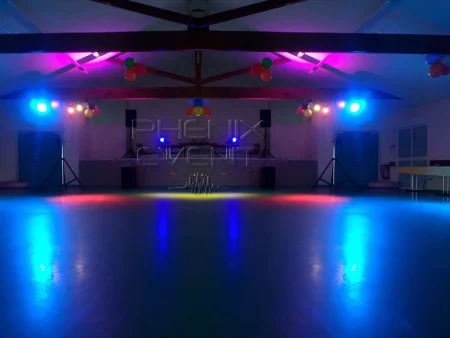 Anniversaire à Pontpierre : combo sono-lumière légendaire Phenix Event validé