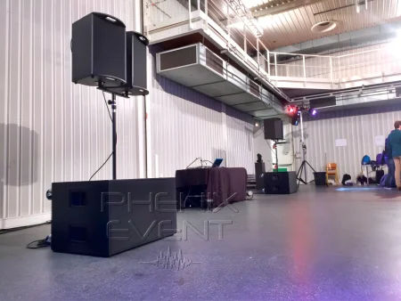 Sono 4000w et Pack Fête 1 boosté pour une soirée du lycée de la Communication à Metz