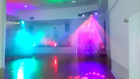 Centre UFTIC de Saint-Avold : soirée ambiancée avec une sono 1500W et un éclairage pro