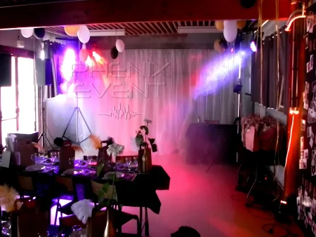 Installation sono et lumière à Courcelles-Chaussy pour un mariage