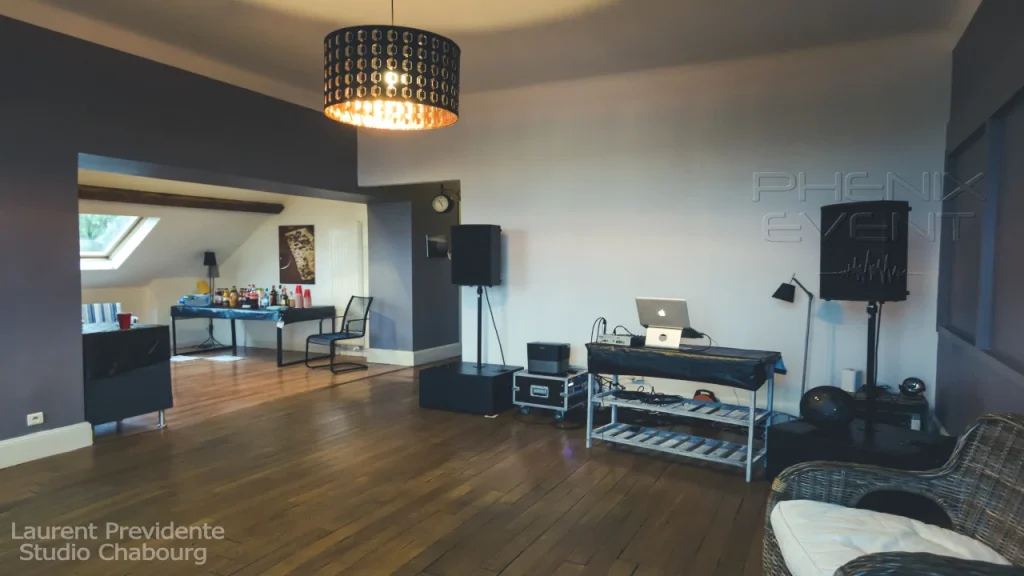 sono 2000w rms Phenix Event louée et installée dans un appartement de Pont-à-Mousson