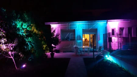 Une garden party à Dieulouard et une installation sono et lumières