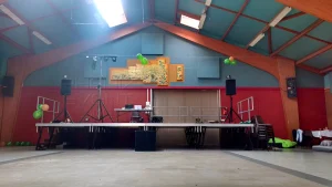 Location et installation d'une sono 2000W et jeux de lumière Phenix Event pour mariage à Velaine-en-Haye