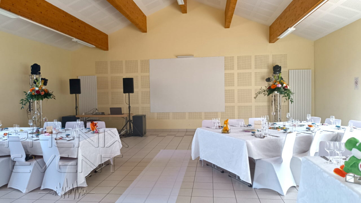 ono 1500w et pack fête lyre beam version totem à Villers-Stoncourt pour un mariage