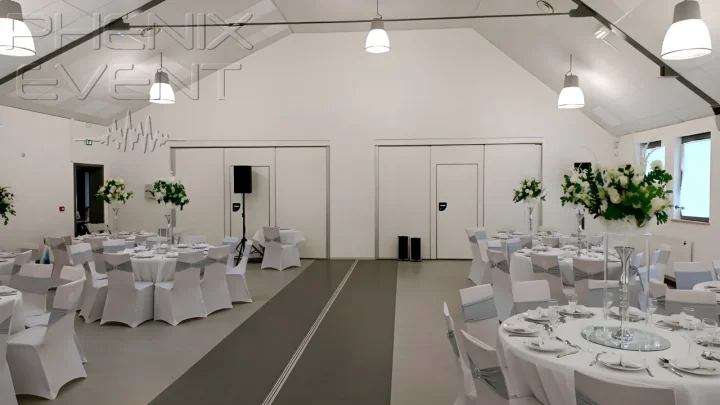 Système de sonorisation 1300w installé, salle du foyer de la cité à Petit-Ebersviller