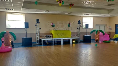 Retour à Lelling : sono 2500W Stack et lumières festives – Anniversaire tropical