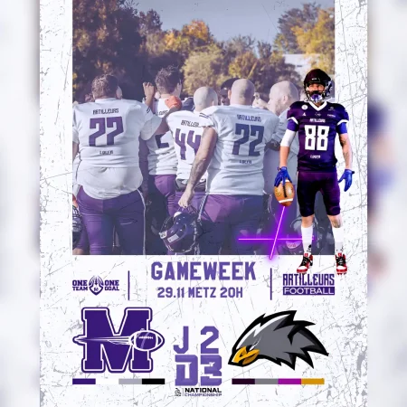 Artilleurs de Metz VS Black Hawks – Stade Yacine Cherradi – 2025