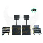 Matériel de musique Pack Sono 3000w STACK, vu de face.