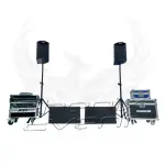 Pack Sono 1500w 10X212M pro à haut rendement, vu de face