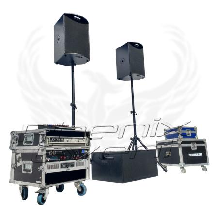 Pack Sono 1500w rms 12X112M Phenix Event PRO en location