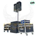 Pack sono 2000w RMS 12X212M-STACK Phenix Event, vu du profil gauche