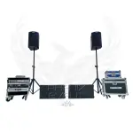 Pack sono 2000w Phenix Event, vue de face.