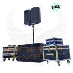 Sono 2200w RMS Stack vue de son profil droit
