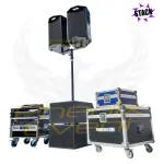 Pack Sono 1200w 10X210T STACK Phenix Event vu du profil gauche