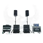 Pack Sono 1900w RMS 10x410T PRO Phenix Event, vue de face.