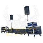 Sono 2000w RMS 12x212M Phenix Event, vue de son profil gauche