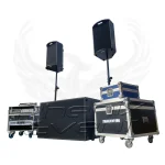 Sono 2200w RMS à haut rendement Phenix Event, profil gauche