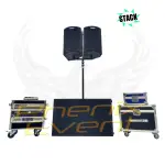 Pack Sono 2200w rms Stack vu de face.