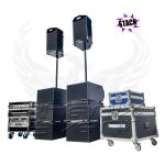 profil gauche du Pack Sono 2600w rms 10X610T Stack