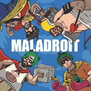 pochette de l'album real life super weirdos de Maladroit