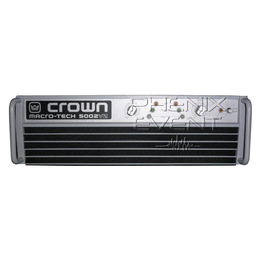 Amplificateur crown macro-tech 5002vz vu de face