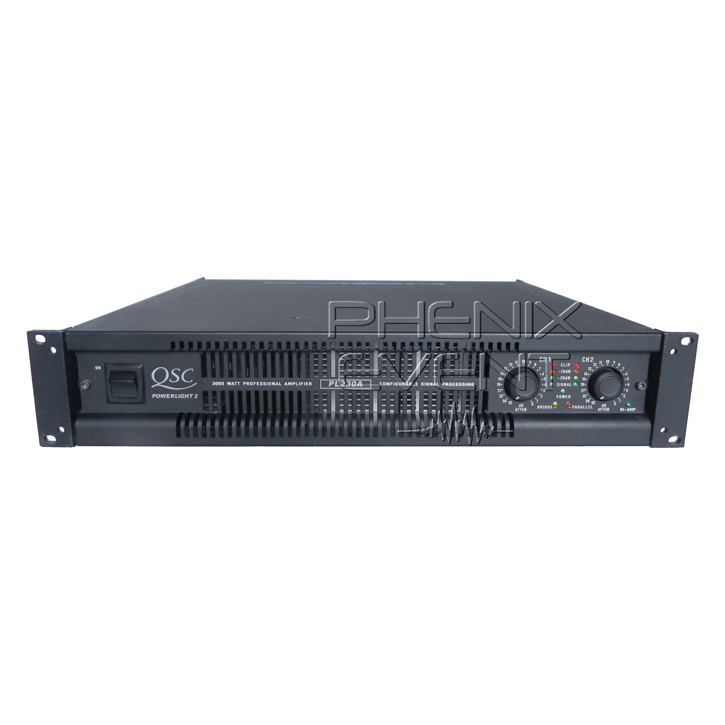 QSC PL 230A - Amplificateur 2x575w / 8Ω | Location | Phenix Event