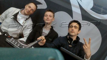 selfie avec frederic, doudou et julien