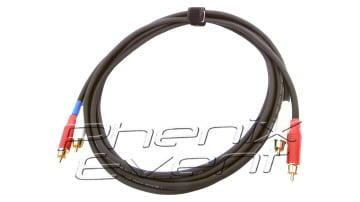 câble cinch 150 cm avec prises rca mâle vers rca mâle