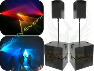 matériel de sonorisation et lumière