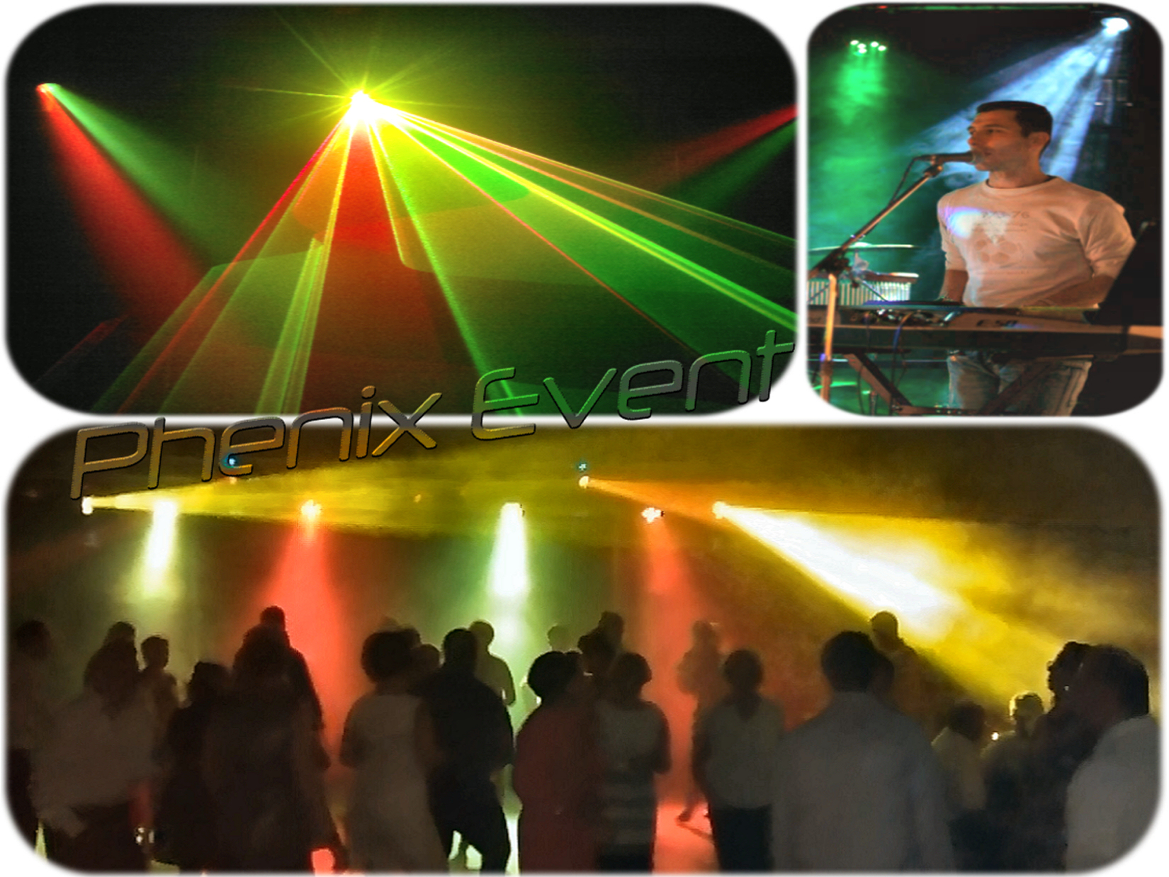 location de jeux de lumiere pour mariages, anniversaires et soirées de fête