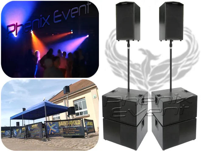 matériel de sonorisation et d'éclairage loués pour différents événements à saint-avold